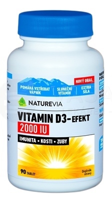 Swiss Naturevia Vitamín D3-Efekt 2000 IU