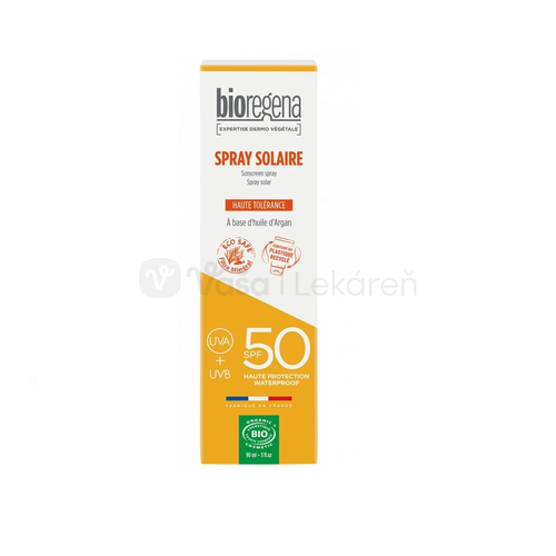 Bioregena Organický sprej na opaľovanie SPF50