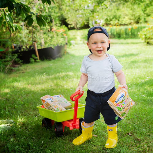 Sunar BIO Chrumky Party mix - hráškové struky a mrkvové kolieska (od ukončeného 12.mesiaca)