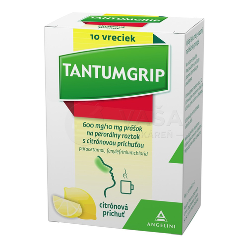 Tantumgrip Citrón 600 mg/10 mg