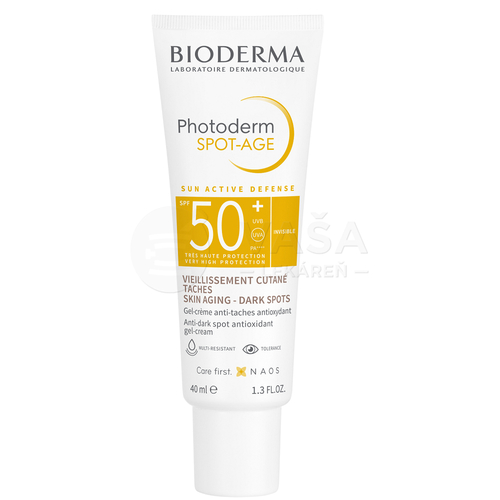Bioderma Photoderm SPOT-AGE hydratačný gél-krém na opaľovanie proti pigmentovým škvrnám SPF50+