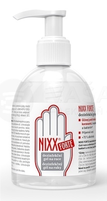 Nixx Forte Dezinfekčný gél na ruky s dávkovačom