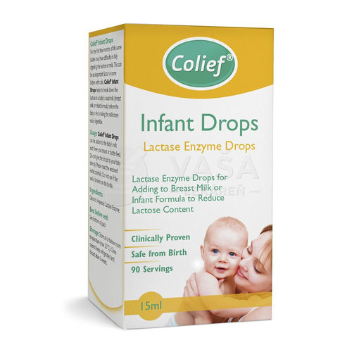 Colief Infant Drops Lactase Enzyme Kvapky do mlieka proti kolike