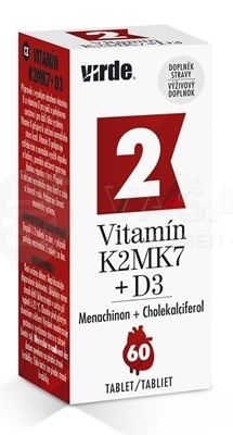 Virde Vitamín K2 MK7 + D3