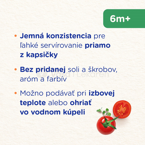 Sunar Príkrm Špagety s bolonskou omáčkou (od ukonč. 6. mesiaca)