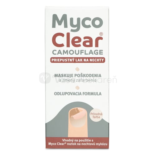 Myco Clear Camouflage Priepustný lak na nechty