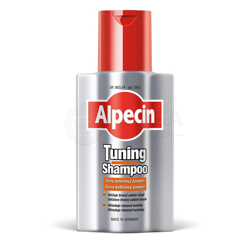 Alpecin Tuning Čierny kofeínový šampón na tmavé vlasy