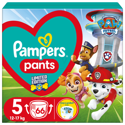 Pampers Pants Paw Patrol 5 Detské plienkové nohavičky (12-17 kg)