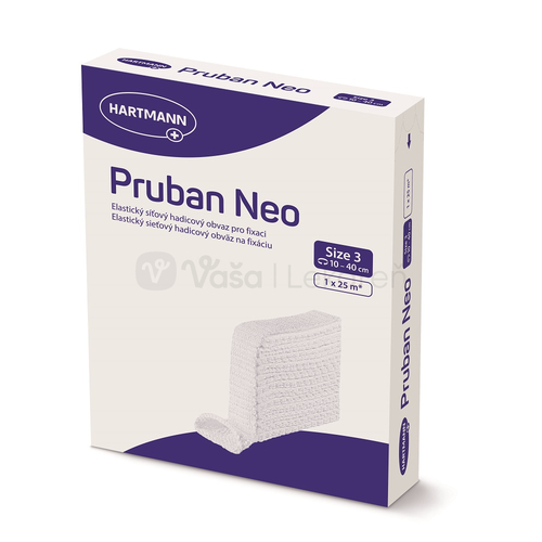 Pruban Neo Sieťový hadicový obväz, veľ. 3 (25 m, obvod 10 - 40 cm)