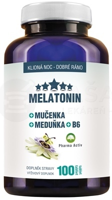 Pharma Activ Melatonín + mučenka + meduňka + B6