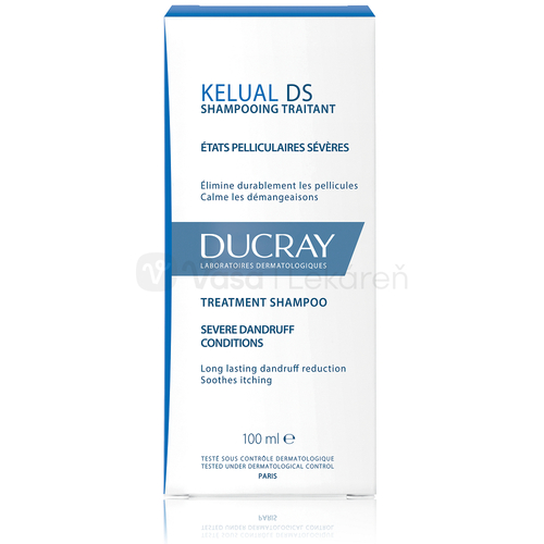 Ducray Kélual DS Šampón pri závažných stavoch lupín a seboroickej dermatitíde