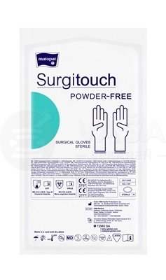 Surgitouch Rukavice chirurgické, sterilné, nepudrované, latexové, veľ. 7,5