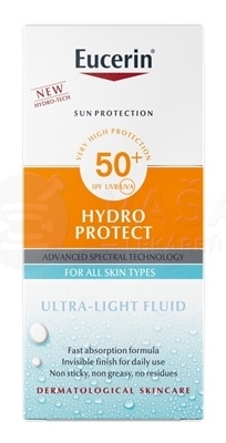 Eucerin Sun Hydro Protect Ultra ľahký fluid na opaľovanie na tvár SPF50+