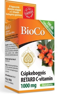 BioCo Vitamín C Retard 1000 mg s plodom šípky