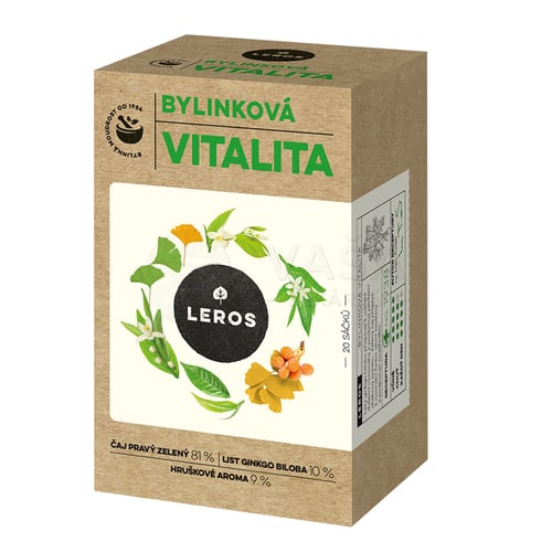 Leros Zelený čaj Bylinková vitalita