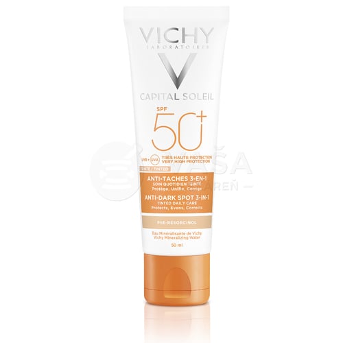 Vichy Capital Soleil Anti-Dark Spots krém proti tmavým škvrnám SPF50+