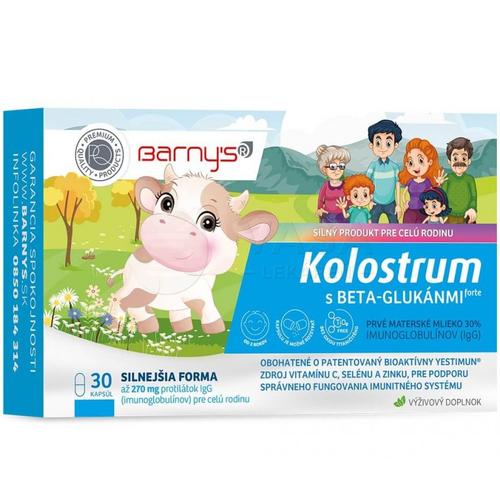 Barny&#039;s Kolostrum s beta-glukánmi Forte