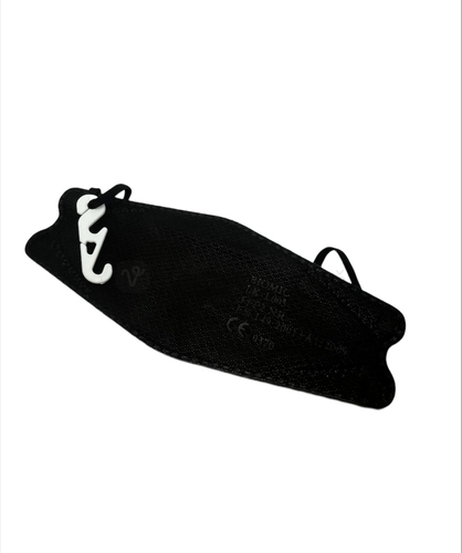 Biomic Respirátor FFP2, 3-panelový (čierny)