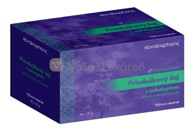 Slovakiapharm Prieduškový čaj s eukalyptom