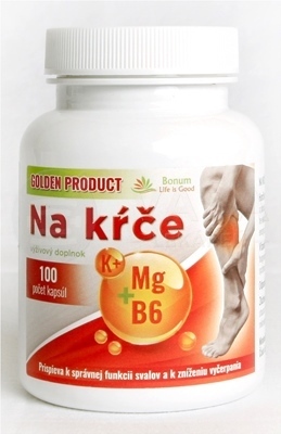 Golden Product Na kŕče Magnézium + vitamín B6 + Draslík