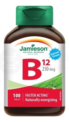 Jamieson Vitamín B12 metylkobalamín 250 mcg