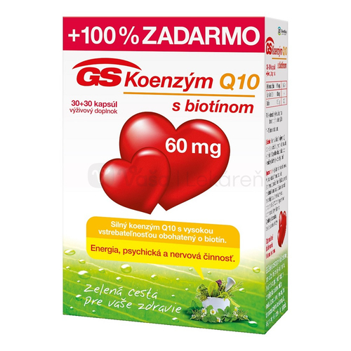 gs Koenzym q10 60mg 30+30cps 755035 xxx