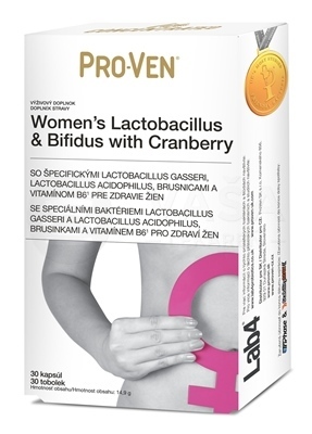 Pro-Ven Women’s Lactobacilus &amp; Bifidus s brusnicami