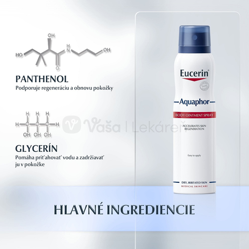 Eucerin Aquaphor Telová masť v spreji na suchú a zhrubnutú pokožku