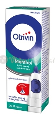 Otrivin Menthol 0,1% Nádcha a upchatý nos