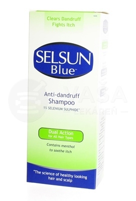 Selsun Blue Šampón 1% Dual Action na všetky typy vlasov