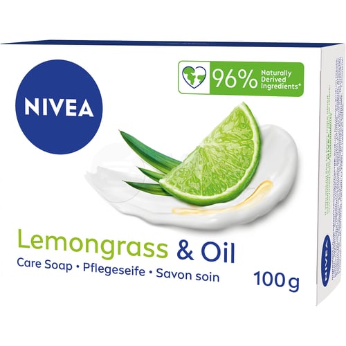 Nivea Lemon Grass &amp; Oil Tuhé mydlo