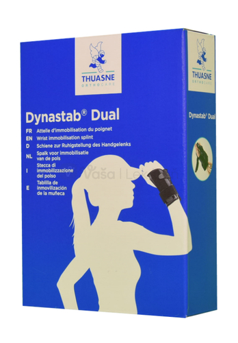 Dynastab Dual Bandáž zápästia, veľ. 3, čierna