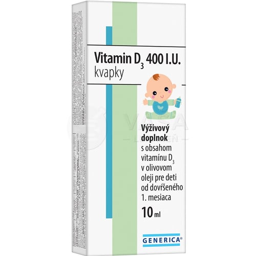 GENERICA Vitamin D3 400 IU