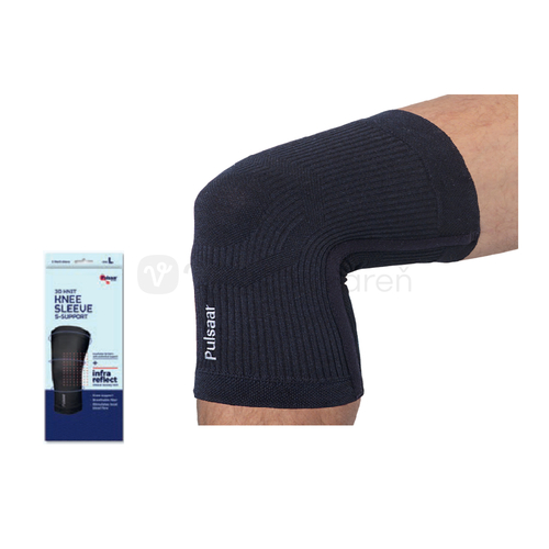 Pulsaar Active 3D Bandáž na koleno s bambusovým uhlím a germániom, veľ. XL