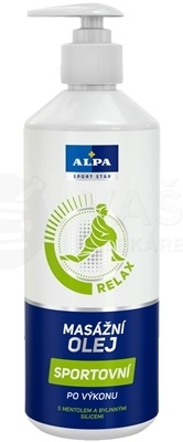 Alpa SportStar Masážny olej športový (po výkone)