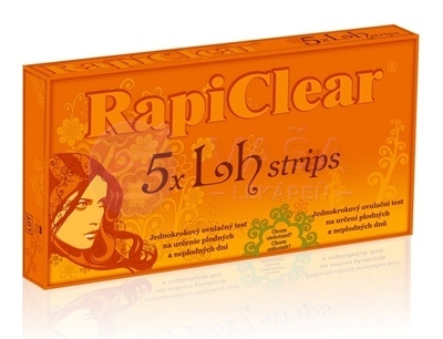 RapiClear 5 x Lh strips Jednokrokový ovulačný test