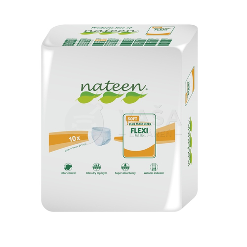 Nateen Flexi Soft M Plienkové nohavičky (obvod bokov 90-130 cm, savosť 1400 ml)