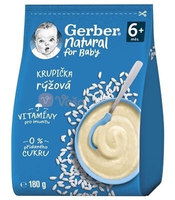 Gerber Natural Ryžová krupička (od ukončeného 4. mesiaca)