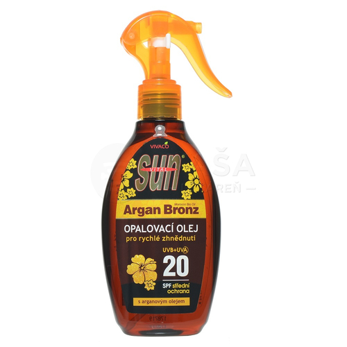Sun Argan Bronz Oil olej na opaľovanie v spreji SPF20