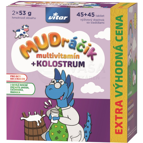 Vitar MUDRÁČIK Multivitamín + kolostrum