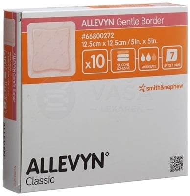 Allevyn Gentle Border Krytie na rany (12,5 x 12,5 cm)