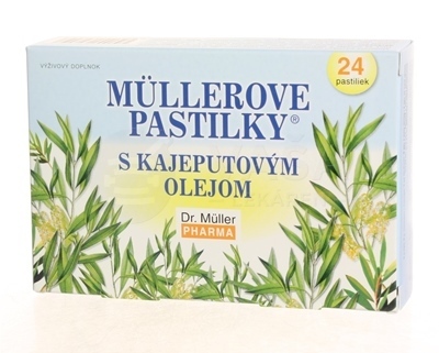 Müllerove Pastilky s Kajeputovým Olejom
