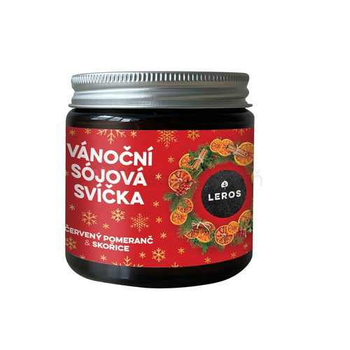 Leros Vianočná sójová sviečka