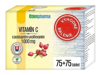 EDENPharma Vitamín C 1000 mg (Výhodné balenie)