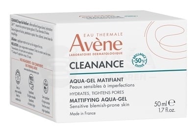 Avene Cleanance Zmatňujúci Aqua-gél na citlivú pleť so sklonom k nedokonalostiam