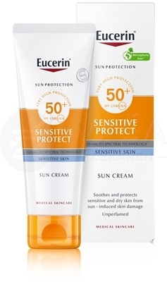 Eucerin Sun Sensitive Protect Krém na opaľovanie na tvár SPF50+