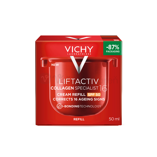 Vichy Liftactiv Collagen Specialist 16 Denný krém s SPF50 (Náhradná náplň)