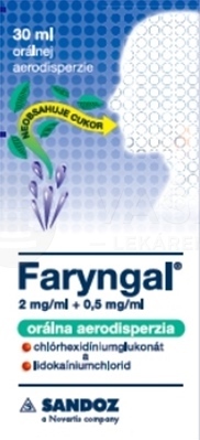 Faryngal 2 mg/ml + 0,5 mg/ml