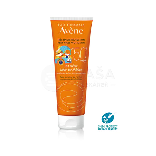 Avene Mlieko pre deti na opaľovanie na citlivú pokožku SPF50+