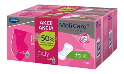 MoliCare Premium Lady Pad 2 kvapky Duopack (zľava -50% na 2. balenie)